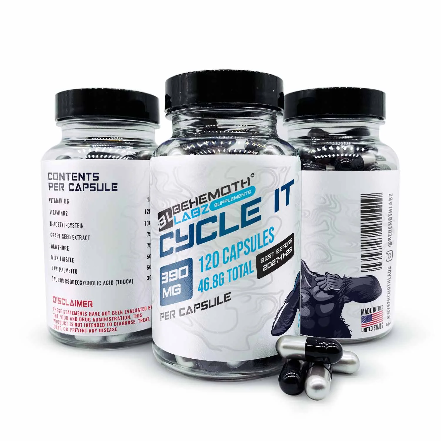 Cycle It 120 Capsules | Product | BehemothLabz