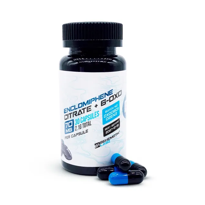 Enclomiphene Citrate + 6-OXO-70mg 30ct