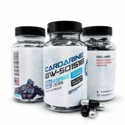 cardarine for sale at behemoth labz with the best price starts from $67.65 – $128.44. Buy Cardarine GW-501516 Capsules now!