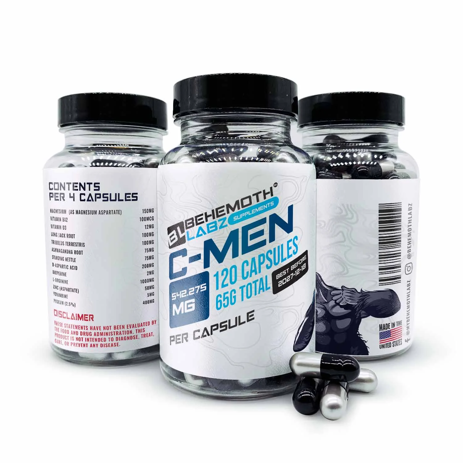 C-Men Capsules | Product | BehemothLabz