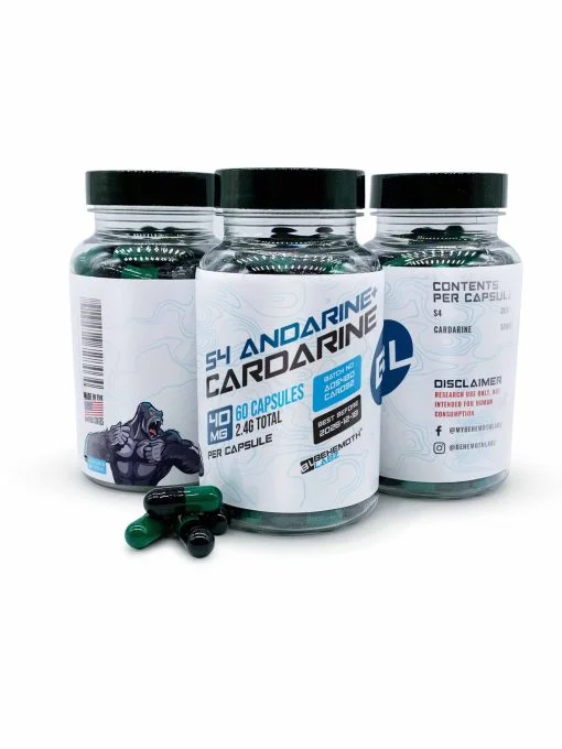 S4 Andarine + Cardarine Capsules - Behemothlabz