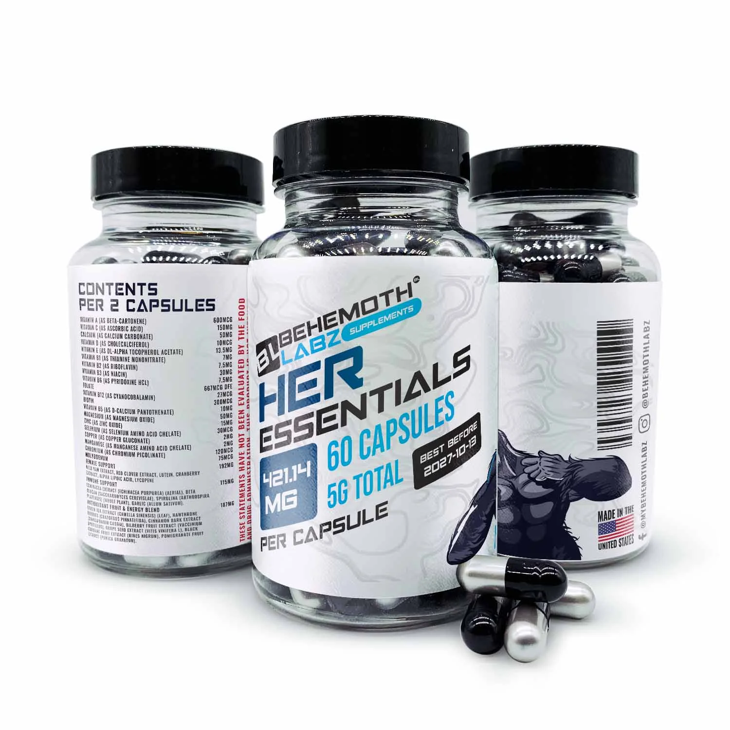 Her Essentials 60 Capsules | Product | BehemothLabz