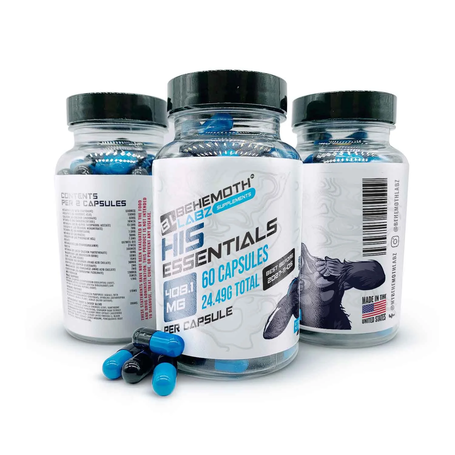 His Essentials Capsules | Product | BehemothLabz