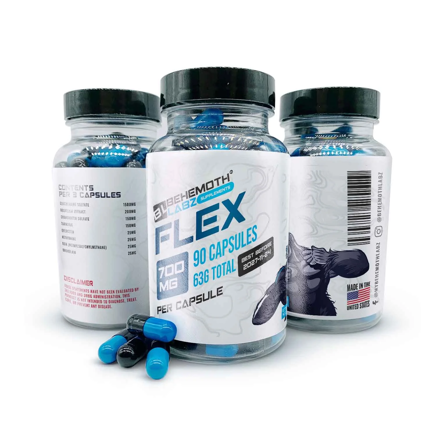 Flex 90 Capsules | Product | BehemothLabz